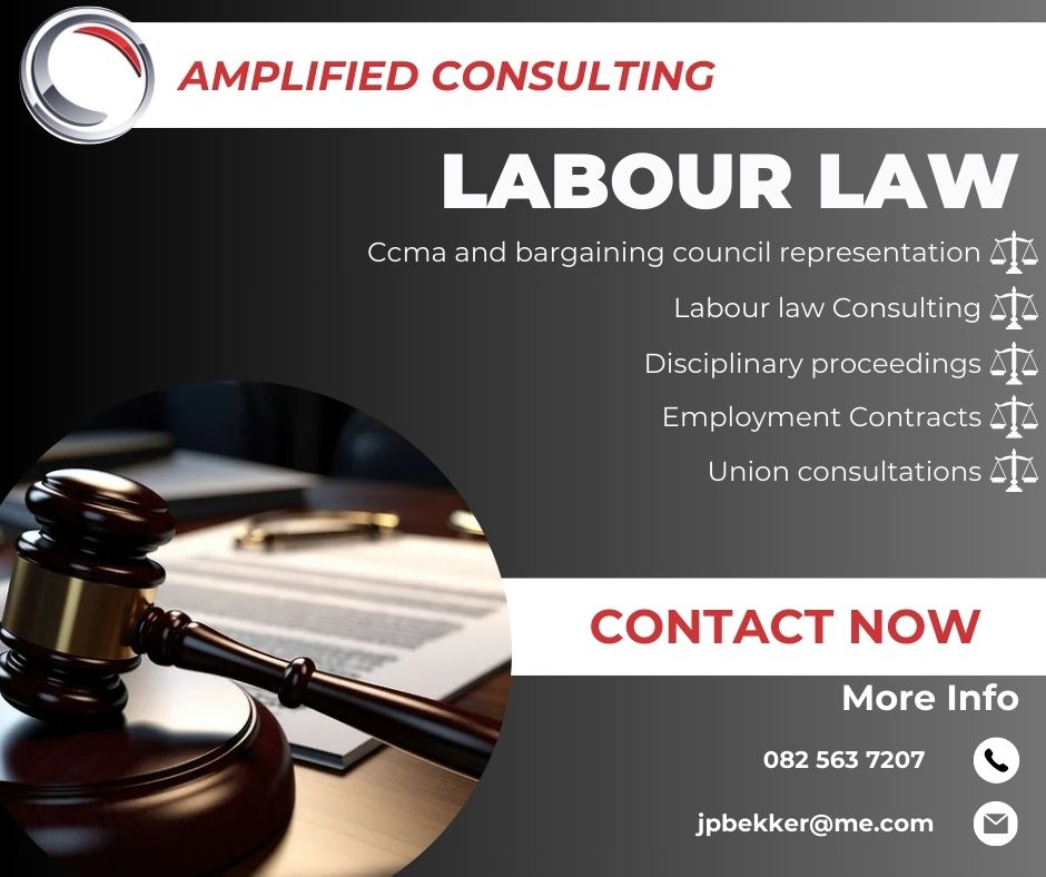 Amplified Consulting update: labour law post 1