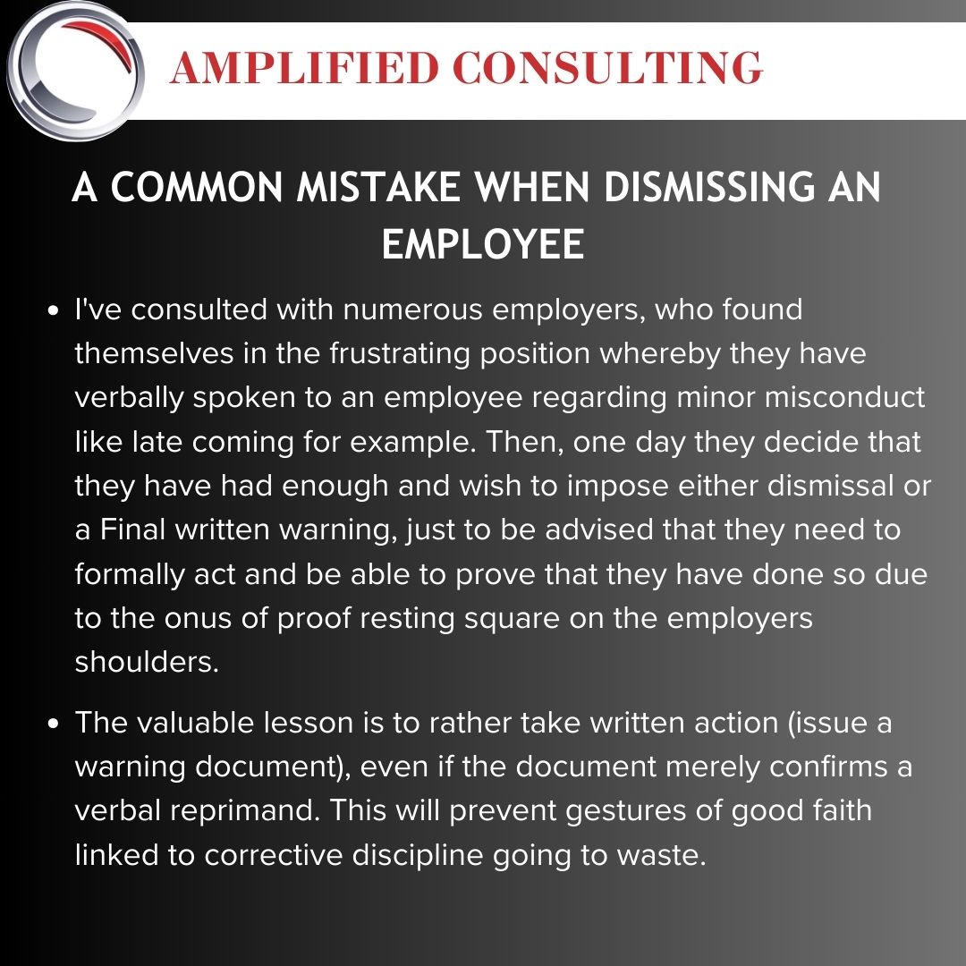 Amplified Consulting update: labour law post 3